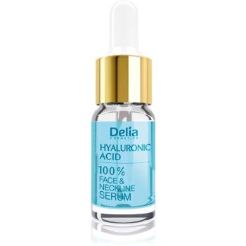 Delia Cosmetics Professional Face Care Hyaluronic Acid Ser impotriva ridurilor cu acid-hialuronic pentru fata, gat si piept 10 ml