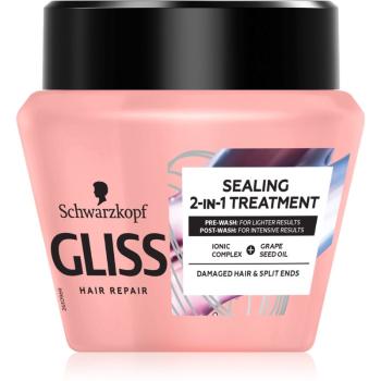 Schwarzkopf Gliss Sealing 2-IN-1 Treatment masca pentru regenerare pentru par deteriorat 400 ml