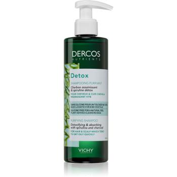 Vichy Dercos Detox șampon detoxifiant pentru curățare pentru par gras 250 ml