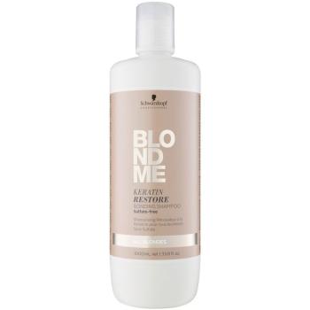 Schwarzkopf Professional Blondme șampon reparator cu keratină pentru toate nuantele de blond fără sulfat 1000 ml