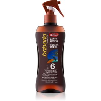 Babaria Sun Protective ulei spray pentru bronzare SPF 6 300 ml