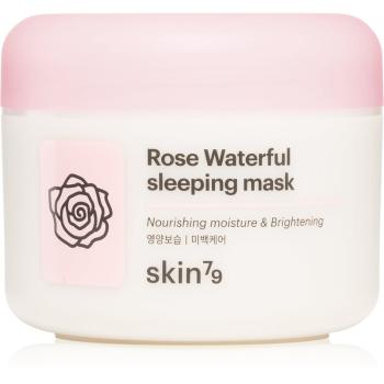 Skin79 Rose Waterfull masca hidratanta de noapte cu apă de trandafiri 100 ml