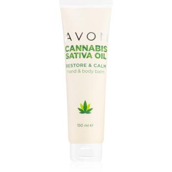 Avon Cannabis Sativa Oil cremă de mâini și corp cu ulei de canepa 150 ml