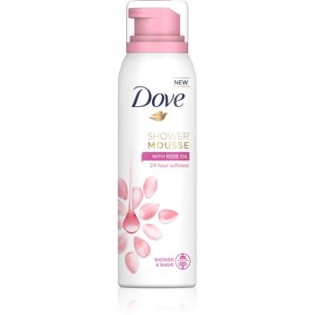 Dove Rose Oil spumă pentru duș 3 in 1 200 ml