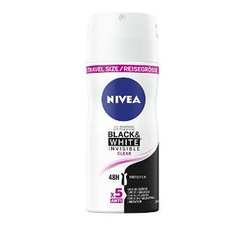 Nivea Spray antiperspirant invizibil pentru Black & White Clear mini (Antiperspirant) 100 ml