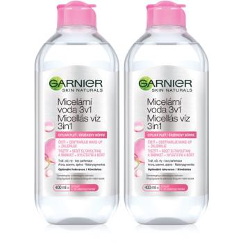 Garnier Skin Naturals apa cu particule micele pentru piele sensibilă 2x400 ml