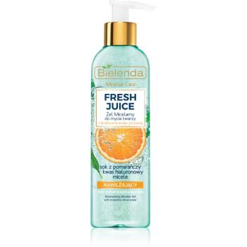 Bielenda Fresh Juice Orange gel de curatare micelar cu efect de hidratare 190 g