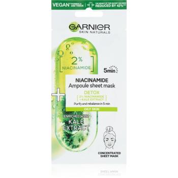 Garnier Skin Naturals Ampoule Sheet Mask masca de celule cu efect de curatare si reimprospatare 15 g