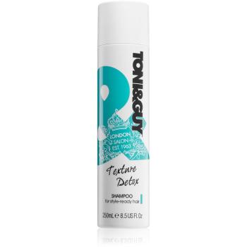 TONI&GUY Texture Detox șampon pentru păr lipsit de textură 250 ml