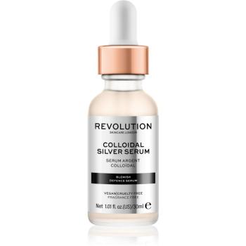 Revolution Skincare Colloidal Silver Serum Ser activ pentru a netezi conturul feței 30 ml