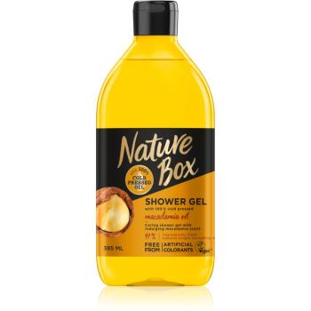 Nature Box Macadamia gel de duș mătăsos 385 ml
