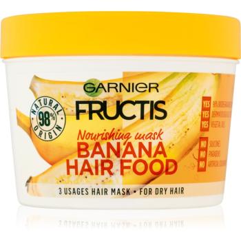 Garnier Fructis Banana Hair Food mască nutritivă pentru păr foarte uscat 390 ml