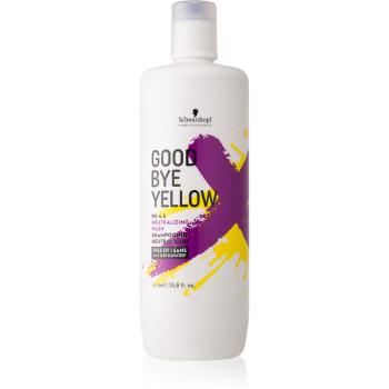 Schwarzkopf Professional Goodbye  Yellow șampon pentru neutralizarea tonurilor de galben pentru par vopsit sau suvitat 1000 ml