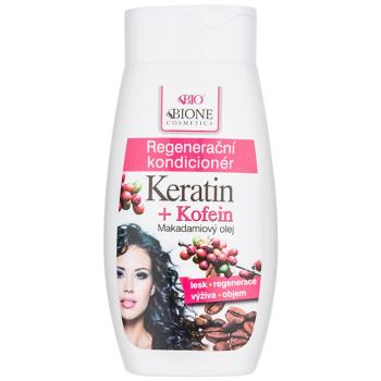 Bione Cosmetics Keratin Kofein balsam regenerator pentru păr 260 ml