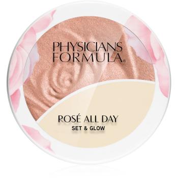 Physicians Formula Rosé All Day pudra pentru luminozitate balsam culoare Sunlit Glow 9 g