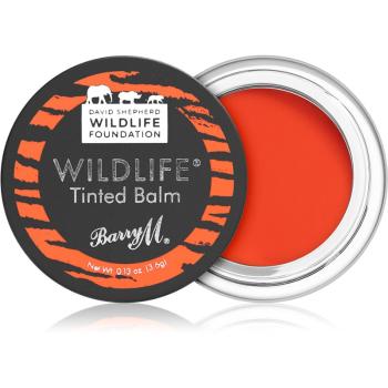 Barry M Wildlife balsam de buze tonifiant culoare Untamed Red 3.6 g