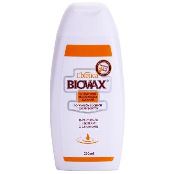 L’biotica Biovax Dry Hair sampon pentru regenerare pentru păr uscat și deteriorat 200 ml