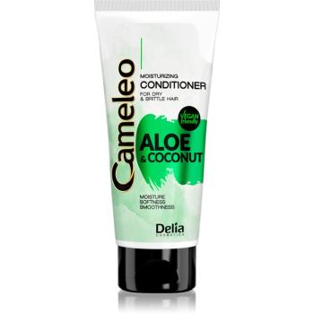 Delia Cosmetics Cameleo Aloe & Coconut balsam hidratant pentru par uscat si fragil 200 ml