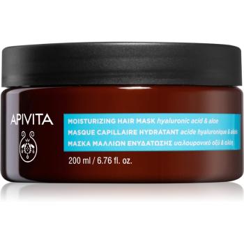 Apivita Holistic Hair Care Hyaluronic Acid & Aloe Masca hidratanta par 200 ml