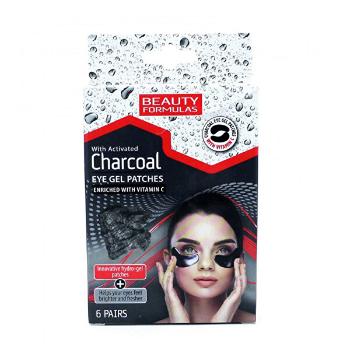 Beauty Formulas Pernuțe sub ochi din carbon activCharcoal(Eye Gel Patches) 6 perechi
