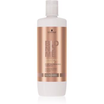 Schwarzkopf Professional Blondme șampon detoxifiant pentru curățare pentru toate nuantele de blond 1000 ml
