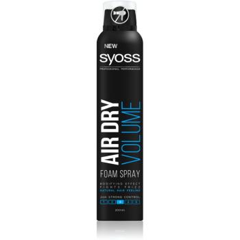 Syoss Air Dry Volume spuma  pentru păr cu volum 200 ml