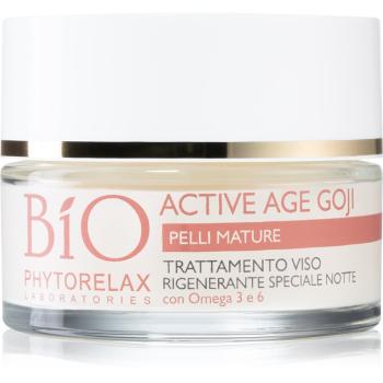 Phytorelax Laboratories Bio Active Age Goji cremă de noapte cu efect de anti-îmbătrânire din boabe de Goji 50 ml