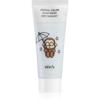 Skin79 Animal For Dry Monkey mască cu argilă pentru o hidratare intensa 70 ml