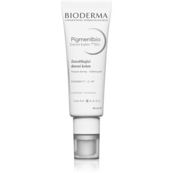 Bioderma Pigmentbio Daily Care SPF 50+ crema de albire pentru petele pigmentare SPF 50+ 40 ml
