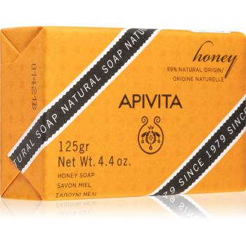 Apivita Natural Soap Honey săpun solid pentru curățare 125 g