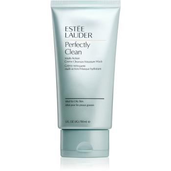 Estée Lauder Perfectly Clean Multi-Action Creme Cleanser/Moisture Mask cremă de curățare pentru ten gras 150 ml