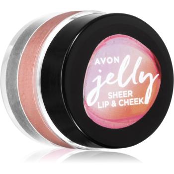 Avon Jelly fard multifuncțional, pentru buze și obraz culoare Mauve Malt 5 ml