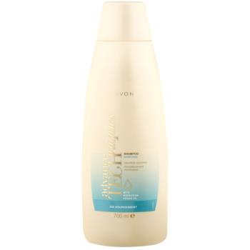 Avon Advance Techniques 360 Nourishment Șampon nutritiv cu ulei de argan marocan pentru toate tipurile de păr 700 ml