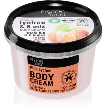 Organic Shop Organic Lychee & 5 oils crema de corp 250 ml