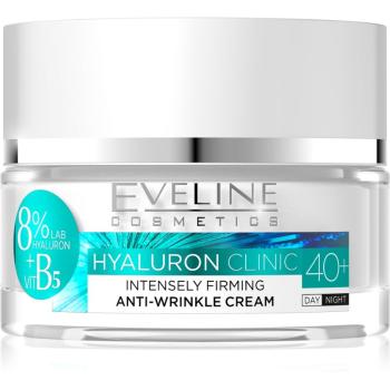 Eveline Cosmetics Hyaluron Clinic cremă pentru fermitate de zi și de noapte 40+ 50 ml