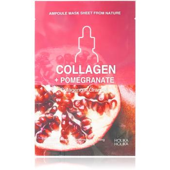 Holika Holika Ampoule Mask Sheet From Nature Collagen + Pomegranate masca de celule cu efect de fermitate