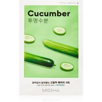 Missha Airy Fit Cucumber Masca hidratanta cu efect revitalizant sub forma de foaie pentru tenul uscat 19 g