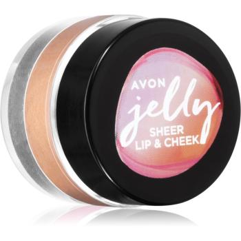 Avon Jelly fard multifuncțional, pentru buze și obraz culoare Plump Peach 5 ml