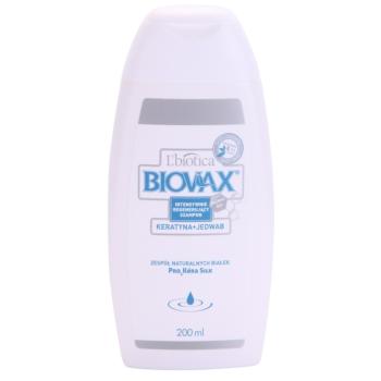L’biotica Biovax Keratin & Silk sampon fortifiant cu complex de keratina 200 ml
