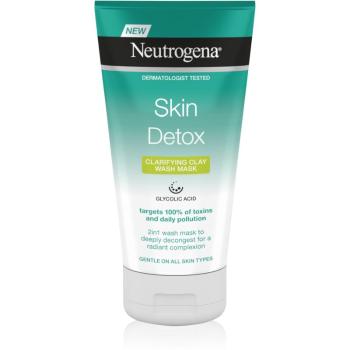 Neutrogena Skin Detox emulsie pentru curatare si masca 2 in 1 150 ml