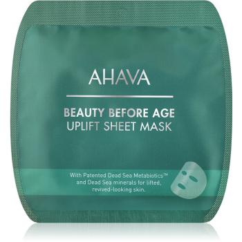 Ahava Beauty Before Age mască textilă pentru netezire cu efect lifting