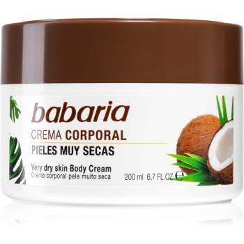 Babaria Coconut crema bogat hidratanta pentru piele foarte uscata 200 ml
