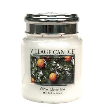 Village Candle Lumânare parfumată în sticlă Winter Clementine 390 g