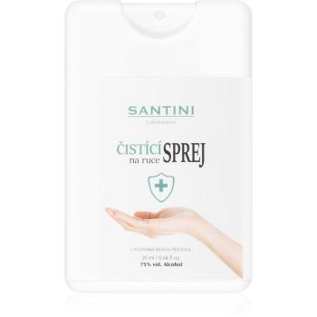 SANTINI Cosmetic Santini spray spray de curățare pentru mâini cu aditiv antimicrobian 20 ml