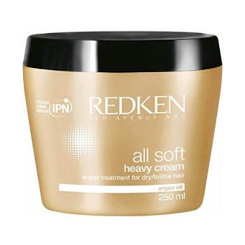 Redken Masca calmantă pentru parul uscat si fragil All Soft Cream grea (Super Tratament) 250 ml