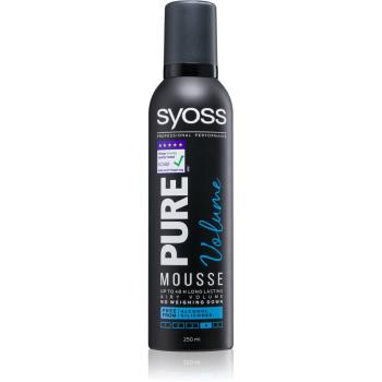 Syoss Pure Volume spuma  pentru  volum de lunga durata 250 ml