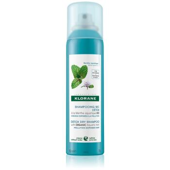 Klorane Aquatic Mint șampon uscat pentru păr expus la poluare 150 ml