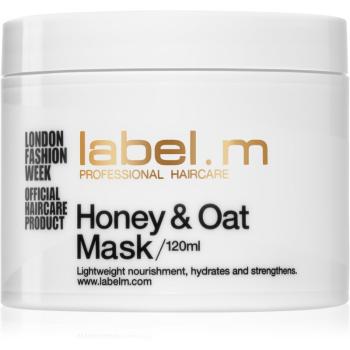 label.m Honey & Oat mască nutritivă și hidratantă pentru păr 120 ml