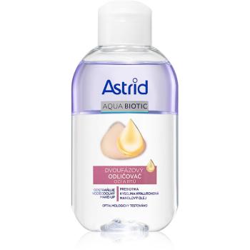Astrid Aqua Biotic două faze pentru îndepărtarea machiajului de pe ochi și buze 125 ml