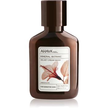 Ahava Mineral Botanic Hibiscus & Fig crema pentru spalare catifelata hibiscus și smochin 85 ml